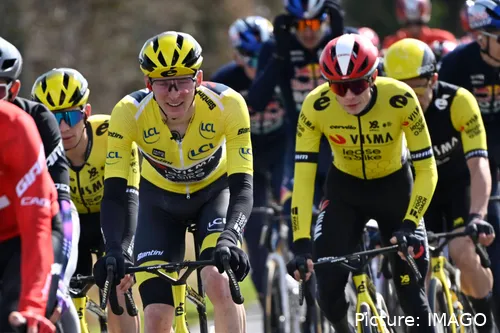 Matteo Jorgenson y Jonas Vingegaard, los mejores corredores de Visma - Lease a Bike en este Critérium du Dauphiné 2025