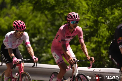 Isaac del Toro y Richard Carapaz, 2º y 3º del Giro de Italia 2025