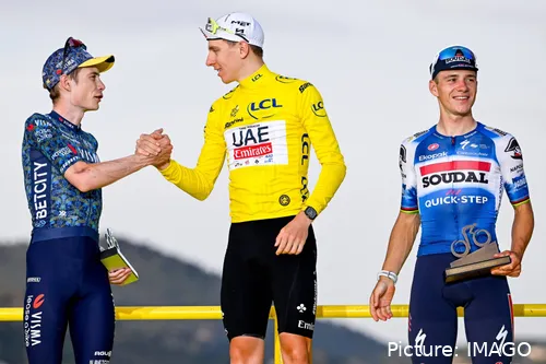 Jonas Vingegaard, Tadej Pogacar y Remco Evenepoel, presentes en el Critérium du Dauphiné 2025