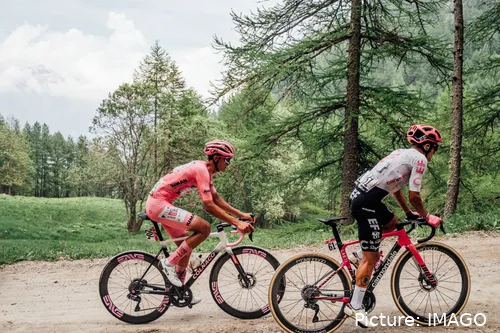 Isaac del Toro, en la Finestre en el Giro de Italia.&nbsp;