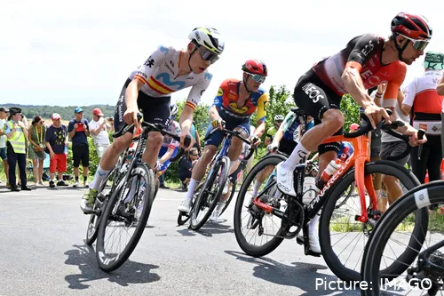 Iván Romeo fue el que más cerca estuvo de ganar una etapa para Movistar Team en el Tour de Francia 2025