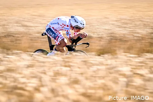 Tadej Pogacar fue 2º en la crono de la etapa 5 y ya es líder del Tour de Francia 2025