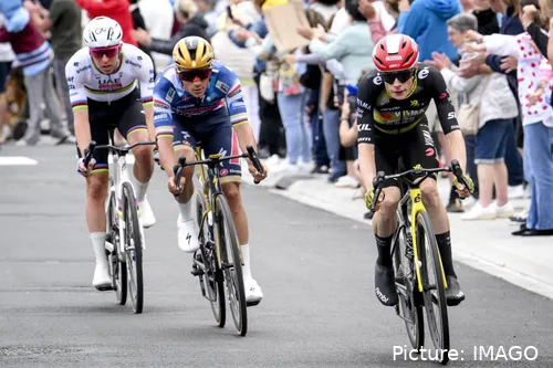 Jonas Vingegaard, Remco Evenepoel y Tadej Pogacar, los tres máximos favoritos para el Campeonato de Europa