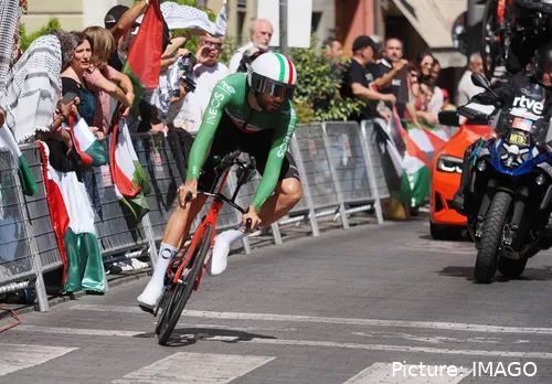 Filippo Ganna se llevó la crono de la 18ª etapa de la Vuelta a España 2025
