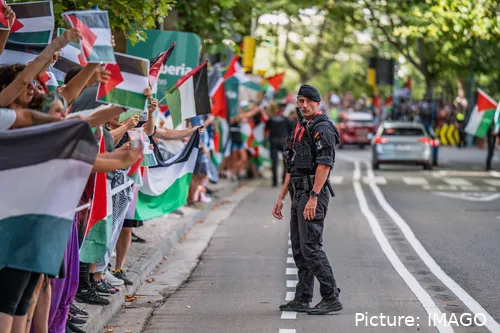 La etapa 11 de la Vuelta a España se quedó sin ganador por las protestas contra Israel