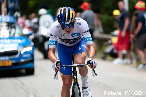 Florian Lipowitz, tercero del pasado Tour de Francia.