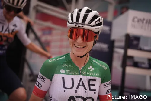 Elisa Longo Borghini es, con diferencia, el nombre más destacado de la lista del UAE Team ADQ