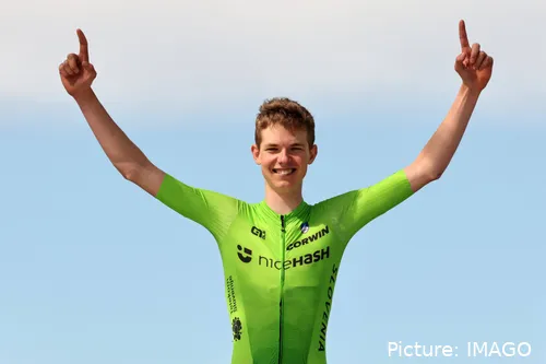 Jakob Omrzel es una de las grandes esperanzas del ciclismo esloveno