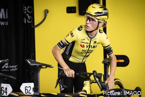 Pauline Ferrand-Prévot, en la temporada 2025 con Visma - Lease a Bike&nbsp;