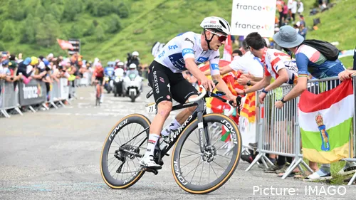 Remco Evenepoel, 3º classificado e líder da Juventude da Volta a França 2024