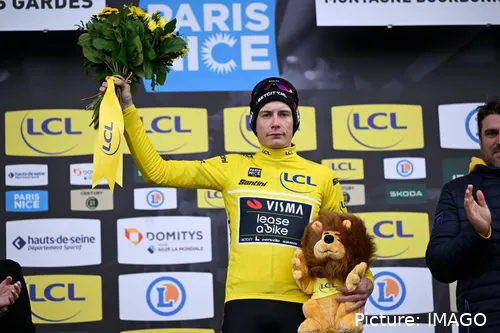Vingegaard esteve de Camisola Amarela no Paris-Nice 2025