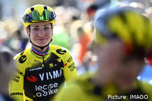 Marianne Vos foi a primeira Camisola Amarela da Volta a França 2025
