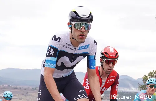 Jon Barrenetxea war der beste Movistar-Team-Fahrer auf dem Getxo Circuit 2025.