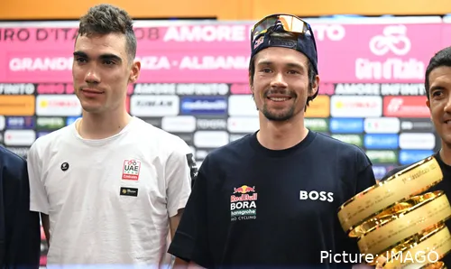 Ayusos GC-Rivale Primoz Roglic stürzte auf Etappe 9