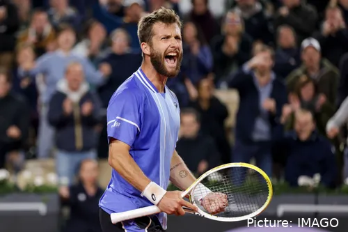 Corentin Moutet (pictured) is one of the big movers of the week.