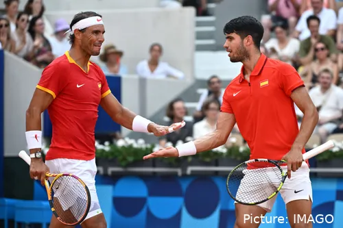 Rafael Nadal y Carlos Alcaraz Juegos Olímpicos 2024