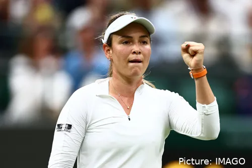 Delightful Donna Vekic made a march during Wimbledon.