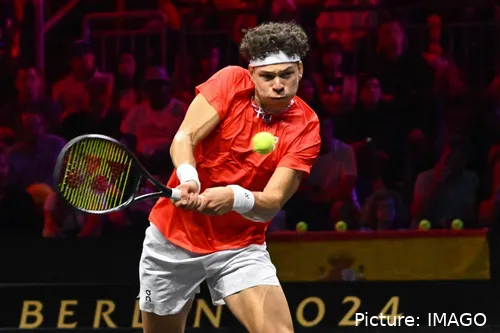 Ben Shelton en la Laver Cup 2024.