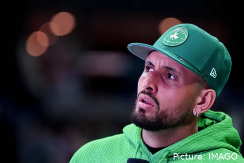 Nick Kyrgios joins forces with Simona Halep for World Tennis League team.