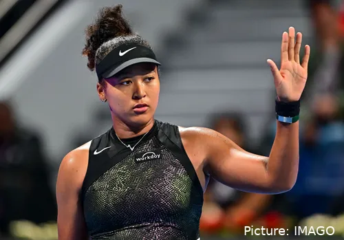 Naomi Osaka im Viertelfinale der Qatar Open gegen Karolina Pliskova 2024 WTA&nbsp;