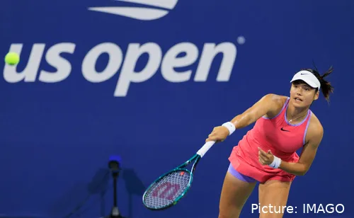 Emma Raducanu en el US Open 2024.