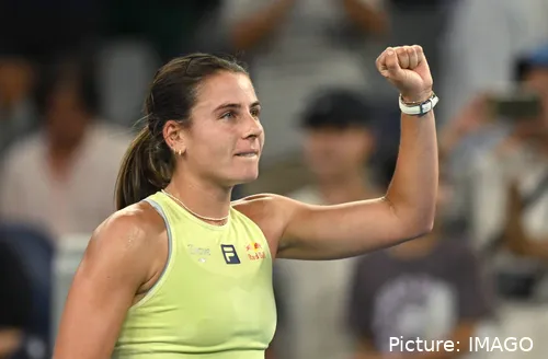 Emma Navarro - one of only a few seeds left.