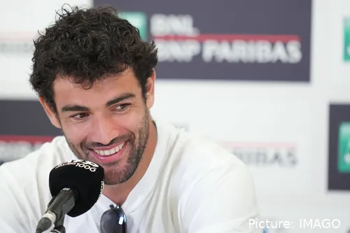 Matteo Berrettini Media Day Indian Wells