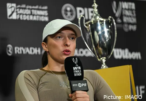 Swiatek trennt sich von Wim Fissette, WTA Finals Presse