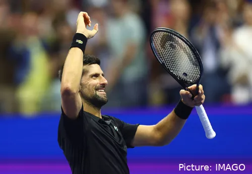 Novak Djokovic jubelt bei den US Open