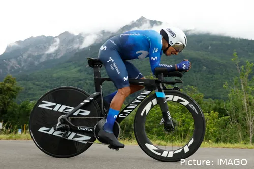 Nairo Quintana tijdens de Ronde van Zwitserland