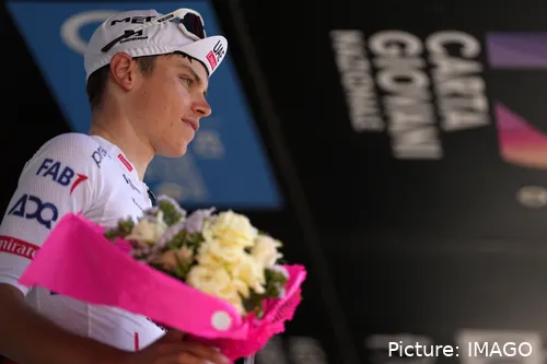 Pablo Torres tijdens de Giro d'Italia U23