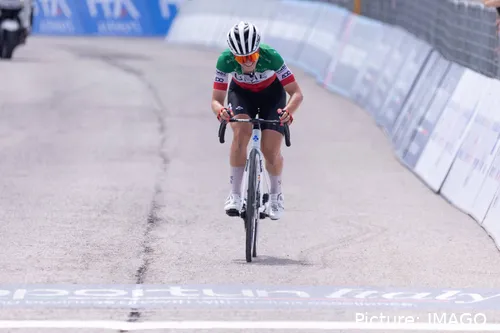 Longo Borghini in de Giro Donne, die ze won. @Imago