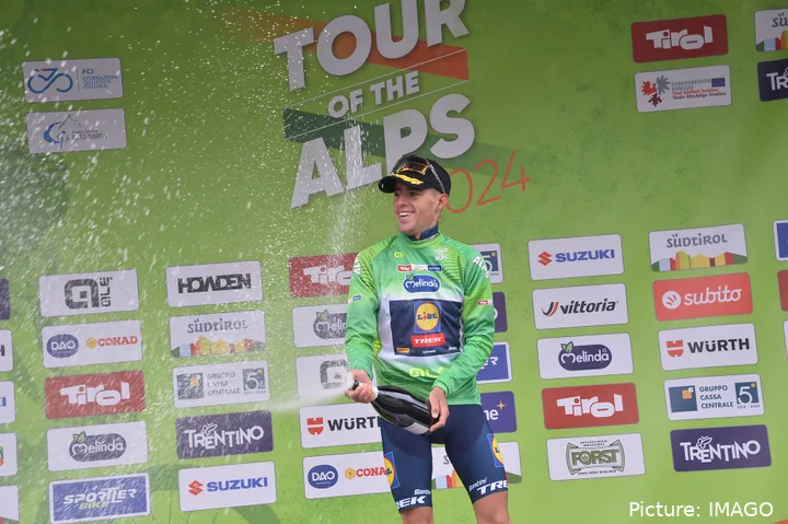 Juanpe López, ganador del pasado Tour de los Alpes.