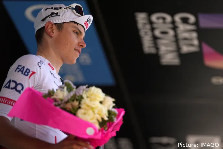 Pablo Torres durante el Giro sub-23