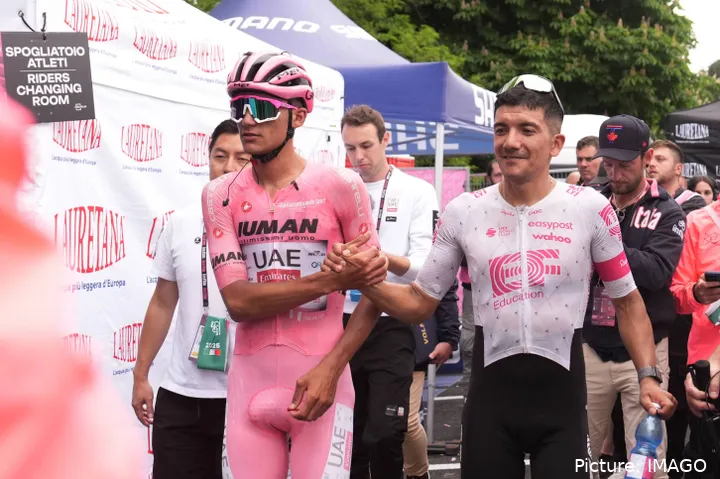 Isaac del Toro y Richard Carapaz se juegan el Giro de Italia