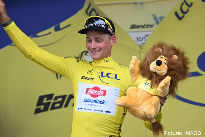 Van der Poel vistió de amarillo en el pasado Tour de Francia 2025.&nbsp;