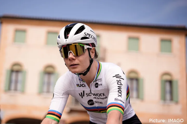 Lotte Kopecky, actual campeona Mundial.