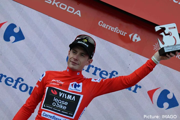 Vingegaard gana 4 segundos en la etapa 19 de la Vuelta a España