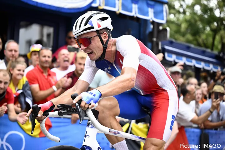 Valentin Madouas en los Juegos Olímpicos de 2024