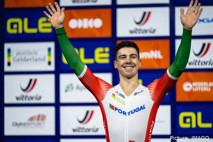 Iuri Leitão não vai defender o titulo de Omnium conquistado em 2023 nos Mundiais de Glasgow
