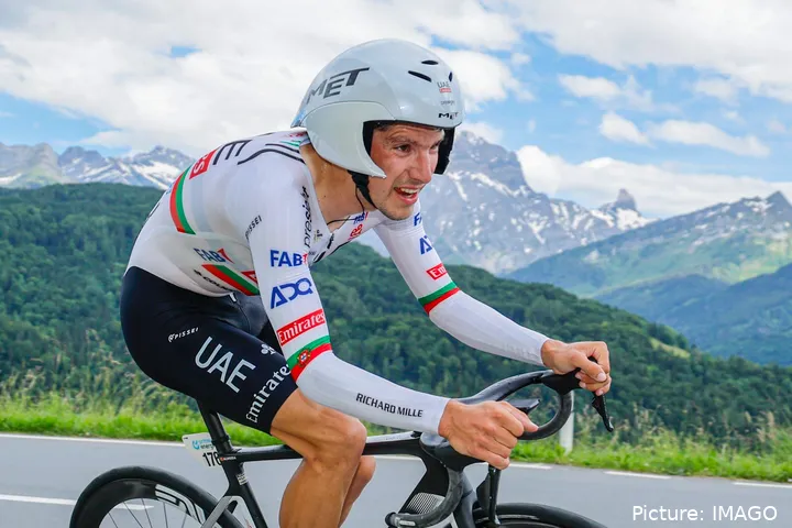 João Almeida at the 2025 Tour de Suisse, which he would go on to win.&nbsp;