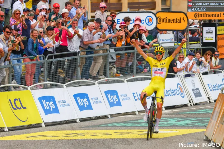Pogacar venceu a 14ª Etapa do Tour