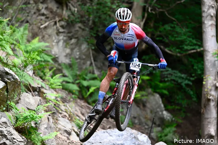 Peter Sagan during the UCI Mountain Bike World Championships