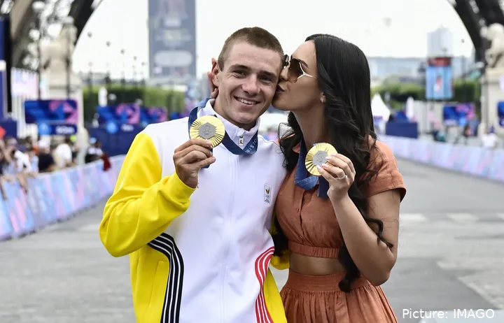 Evenepoel foi a estrela dos Jogos Olímpicos de Paris em 2024