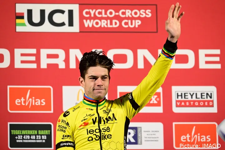 Wout van Aert will be hoping to deny his former teammate the victory