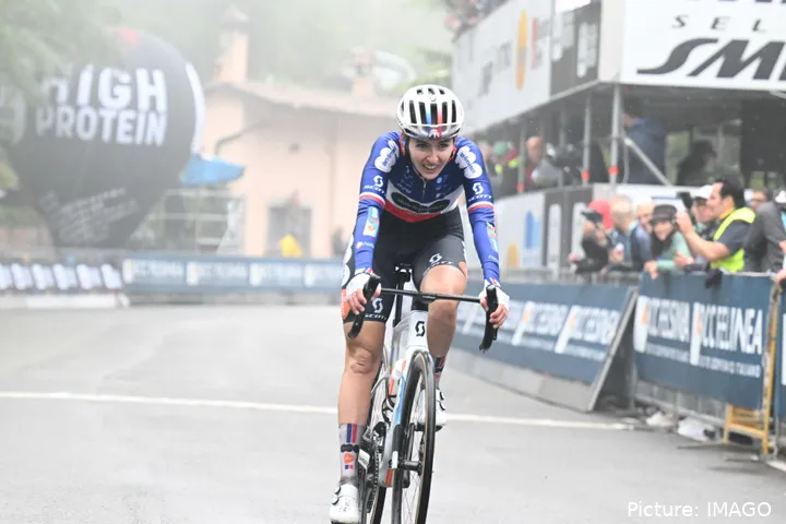 Juliette Labous im Rennen