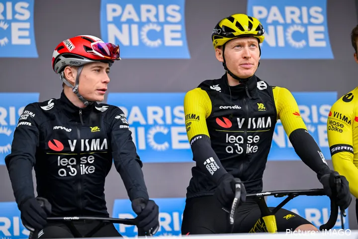 Matteo Jorgenson mit Jonas Vingegaard