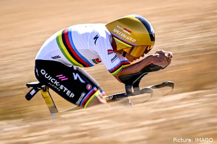 Zeigte auf der 5. Tour-Etappe einmal mehr, warum er als bester Zeitfahrer der Welt gilt: Remco Evenepoel