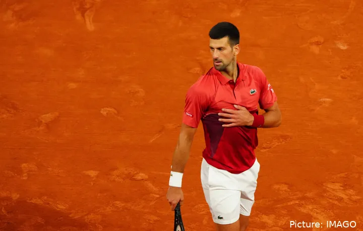Novak Djokovic at French Open