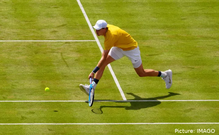 Jack Draper at Queen's Club Championship two weeks ago.